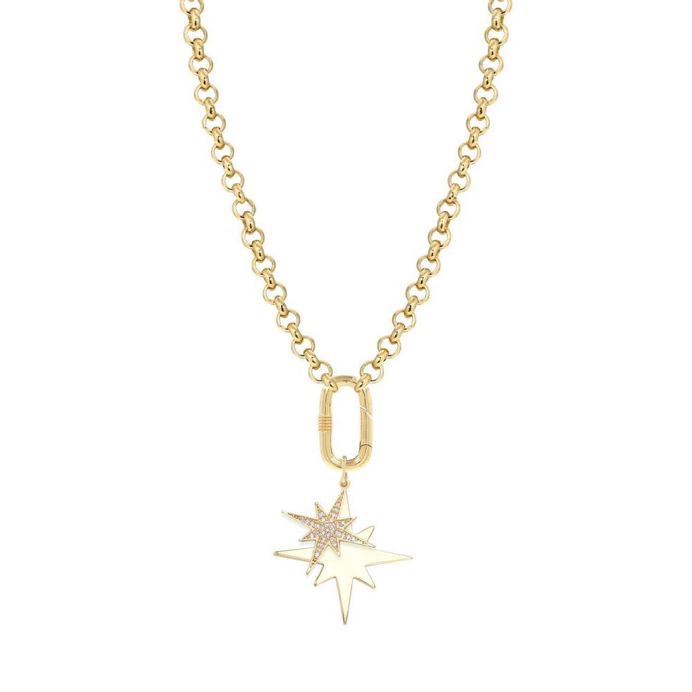 NEW ADRIANA PAPPAS women's constellation necklace in gold